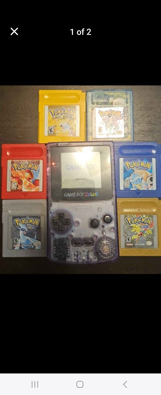 Pokemon GAMES and GBC console