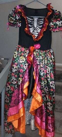 Girls Costume Day Of The Dead