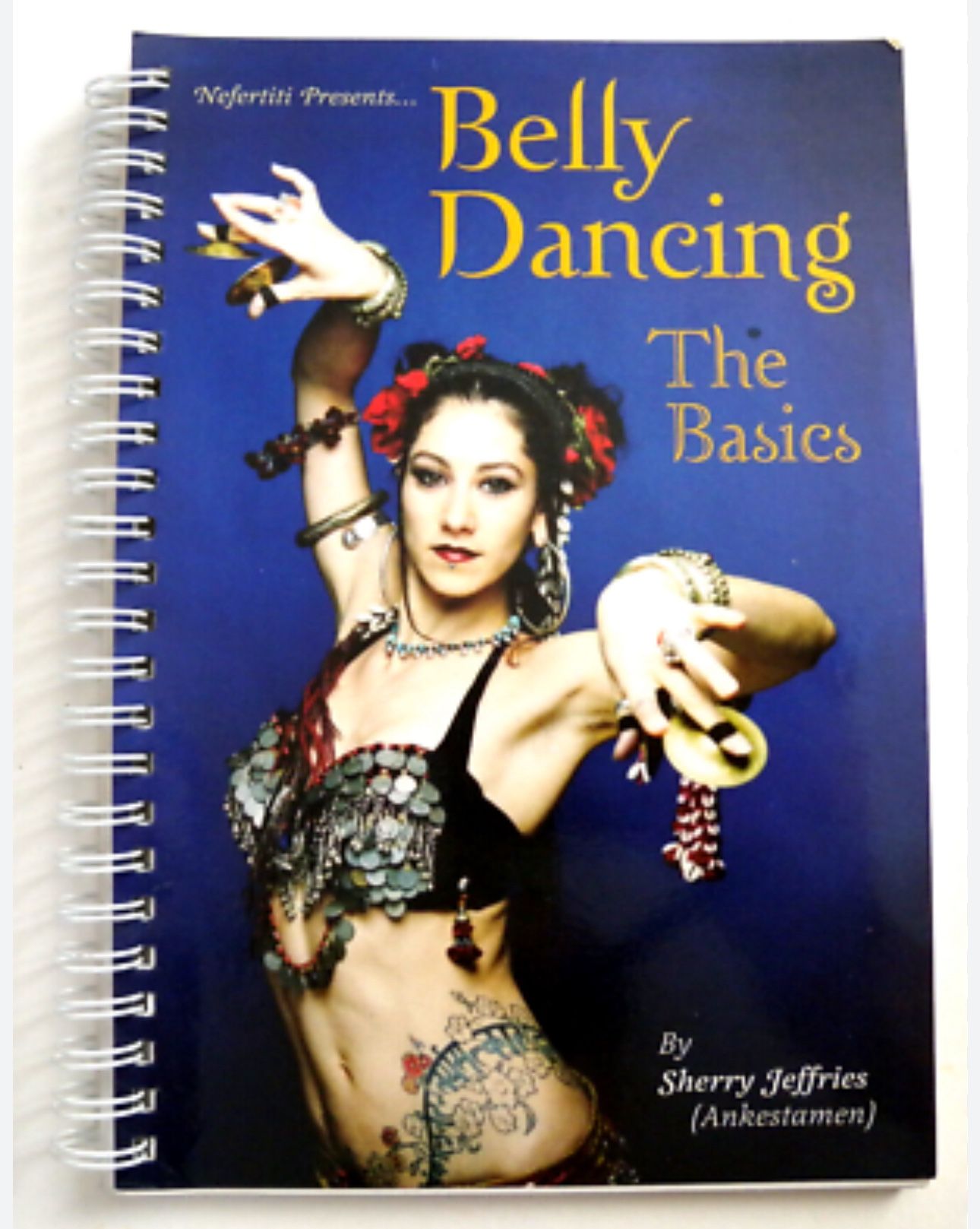 Belly Dancing Book & Kit with  4 Brass Zills