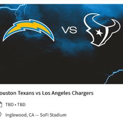Chargers vs Texans