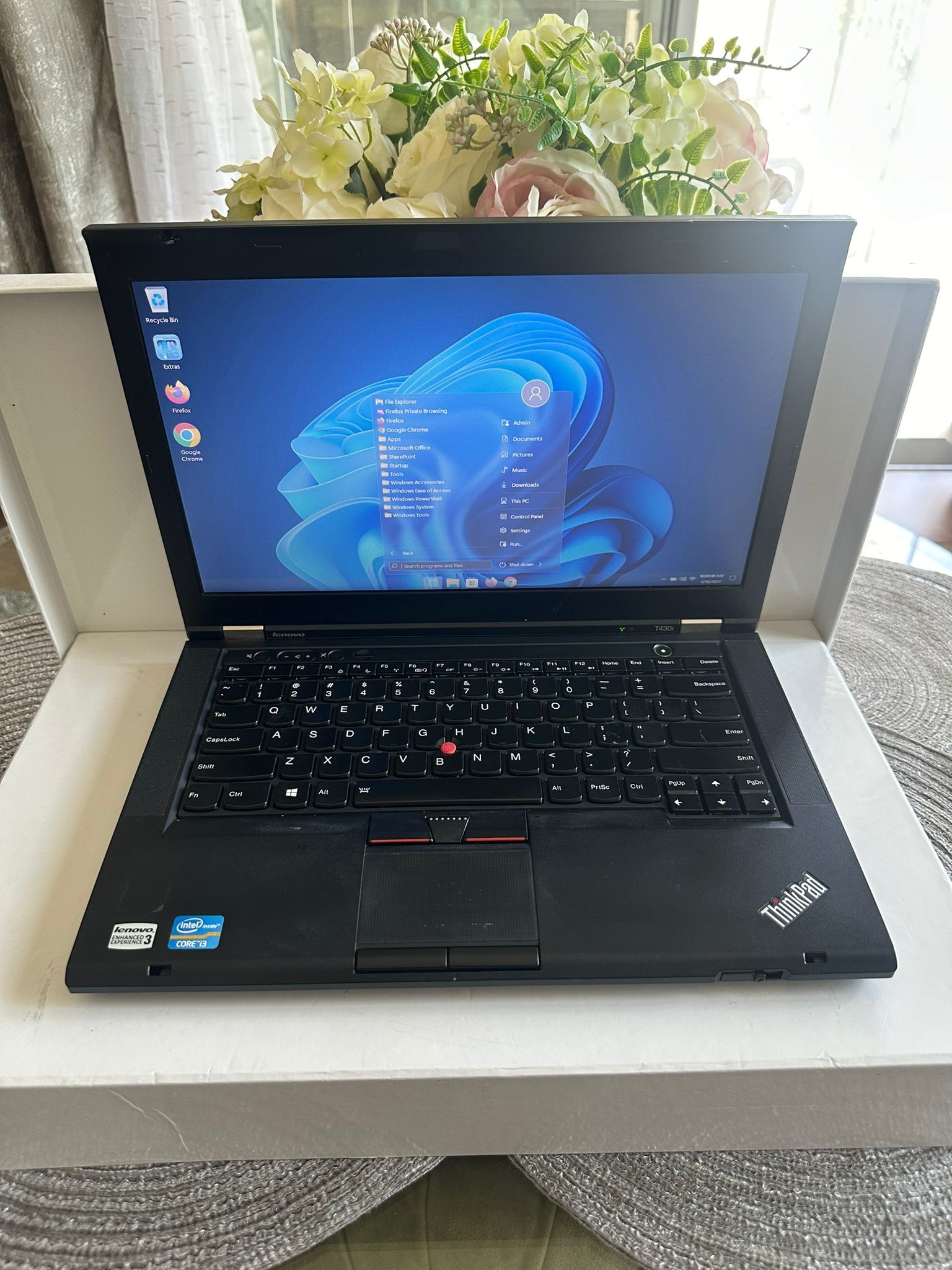 Lenovo Thinkpad T430 14" Laptop Intel i3 Gen 8GB RAM 120GB SSD Windows 11 and Office - $89 