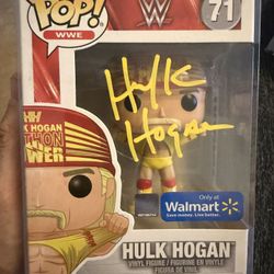 Hulk Hogan Signed Funko Pop