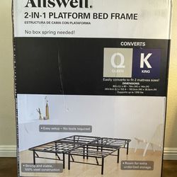 Queen/King Platform Bed Frame