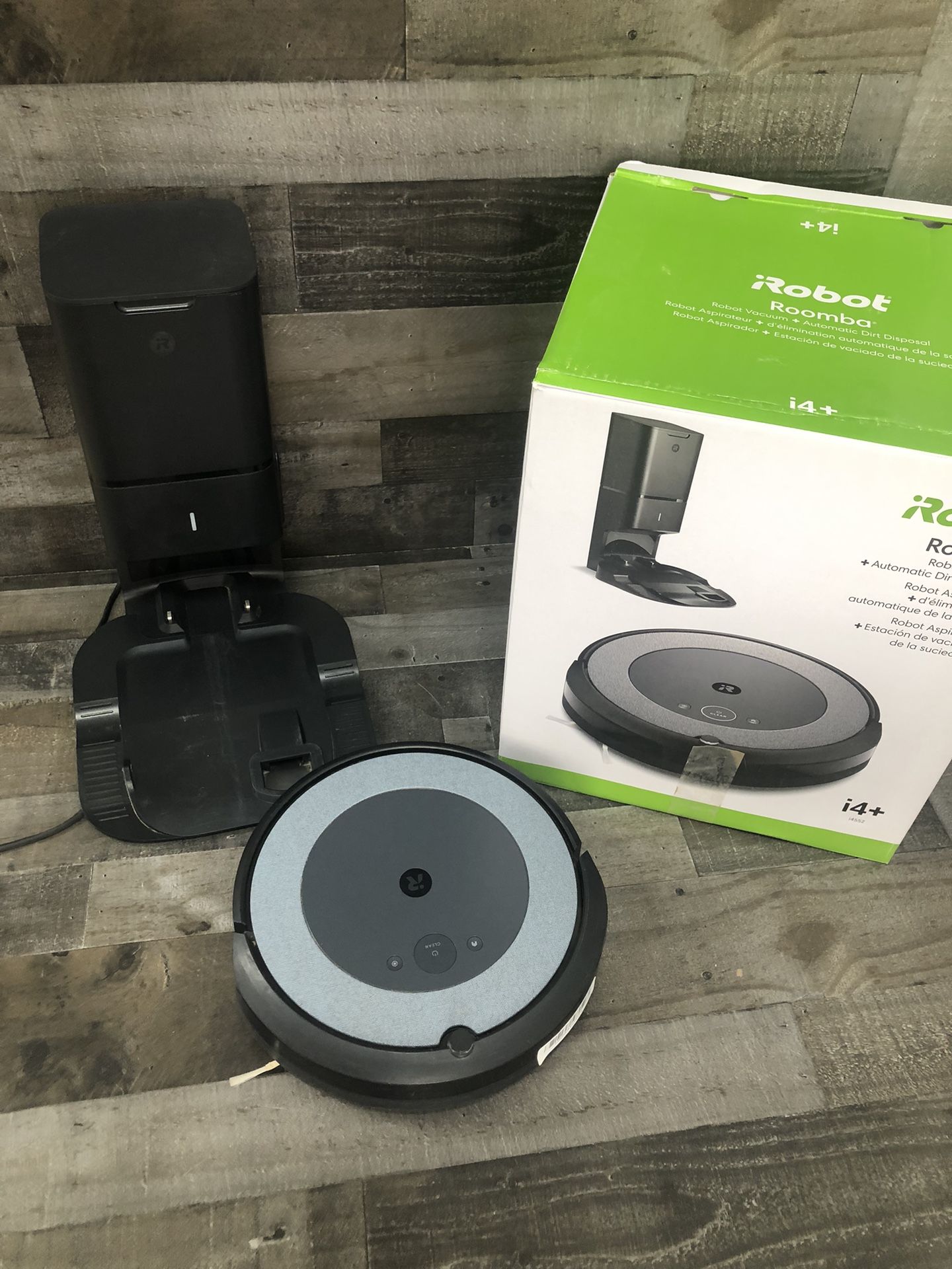iRobot Roomba i4+ EVO Self Emptying Robot Vacuum - Empties Itself for up to 60 Days, Clean by Room with Smart Mapping, Compatible with Alexa, Ideal fo