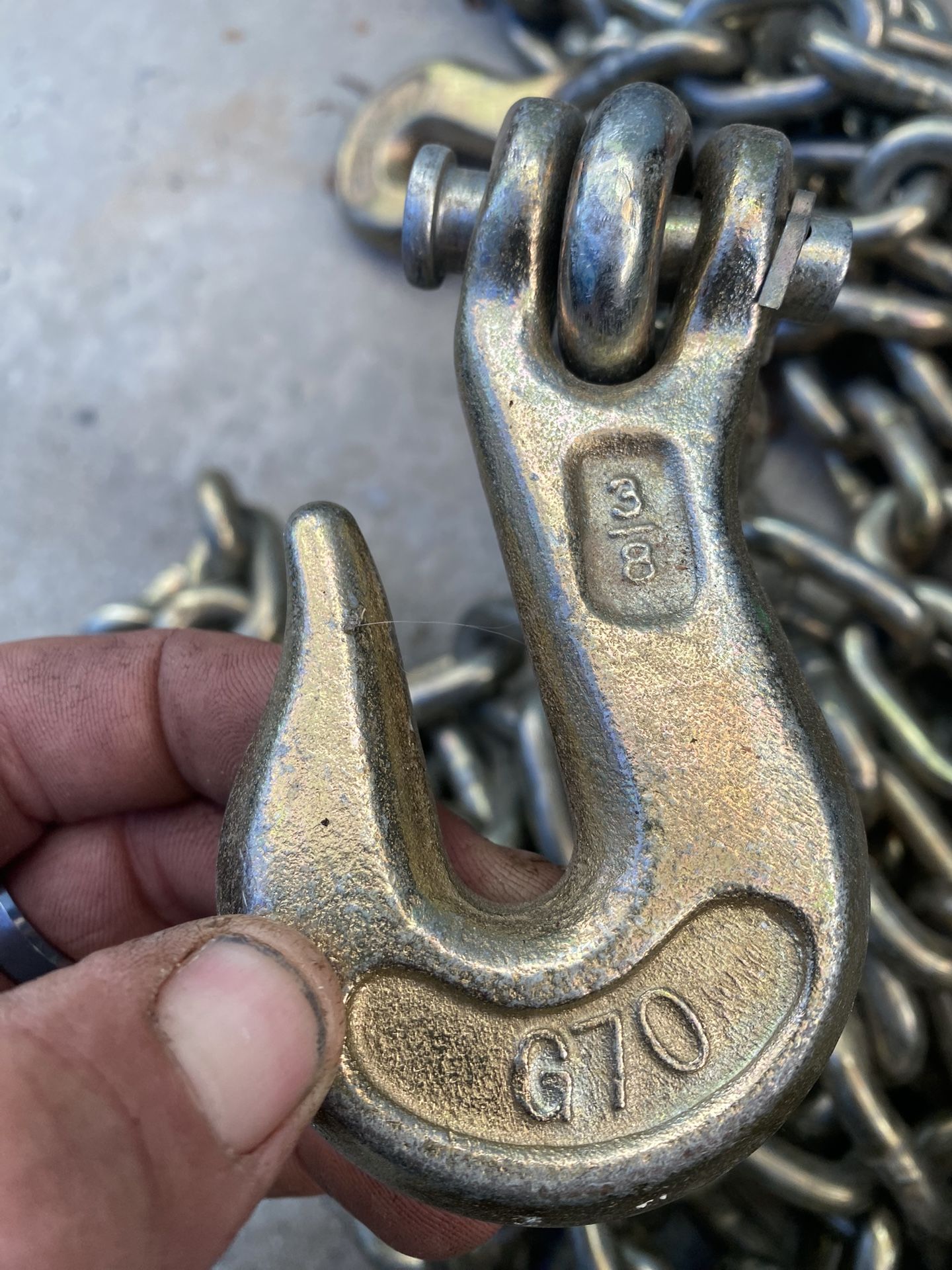 Tucker Chain G70 3/8 X 20 Feet Long Two Of Them