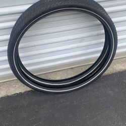 27.5 Bicycle Pavement Tire Pair For Ebike Or Hybrid 