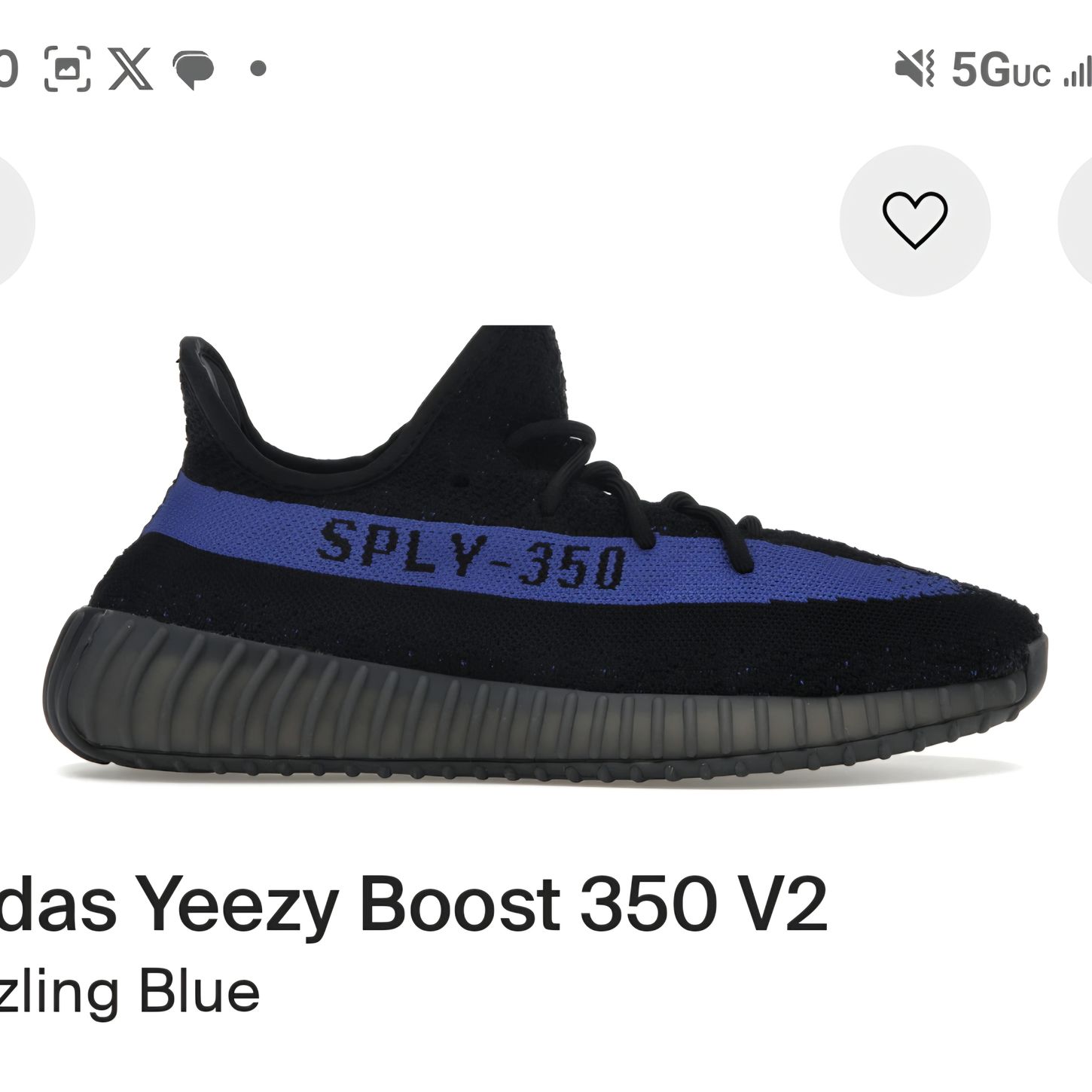 Yeezy 350 dazzling blue