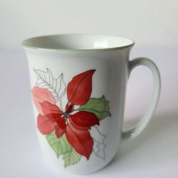 Watercolors Block Spal Poinsettia Mary Goertzen Coffee Mug Cup