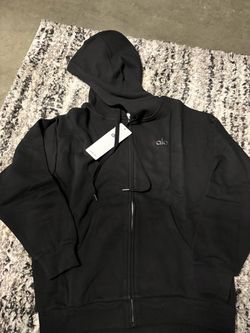 Black Alo zip up hoodie