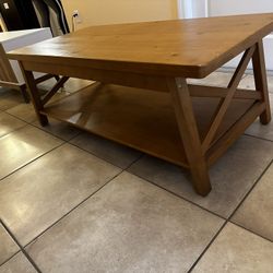 Walnut Wood Coffee Table 