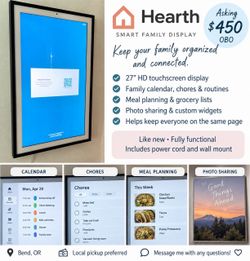 Hearth Family Calendar  27”