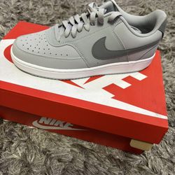 Men’s Nike Court Vision Lows Smoke Grey White 