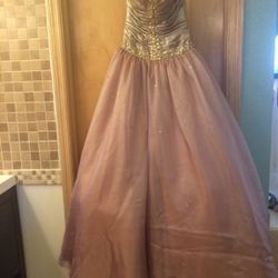 Beaded ball gown/ Quince Dress 