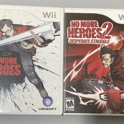 No More Heroes 1 & 2 (Wii)