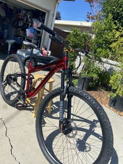 Hyper Explorer 29er Dual Suspension Mountain Bike Sz M L for Sale