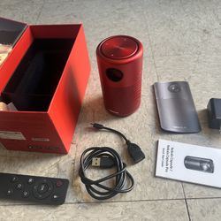 Anker Nebula Capsule Model D4111 Android-based Mobile Projector HDMI Red