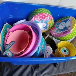 Large Bin Of Easter Stuff