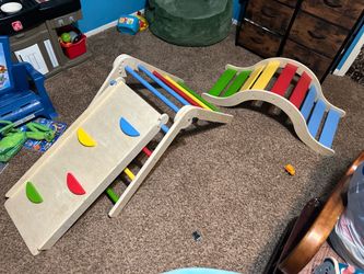 Montessori climbing structure for toddlers