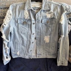 Men’s Denim Jacket Sz Med