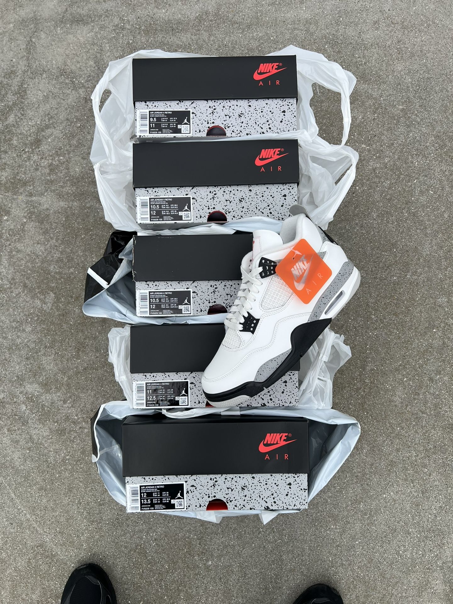 Jordan 4 “White Cement” 2025