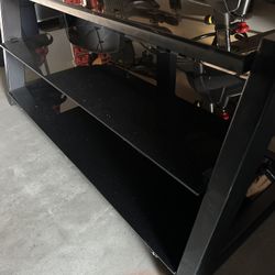 3-Tier Storage Shelves TV Stand