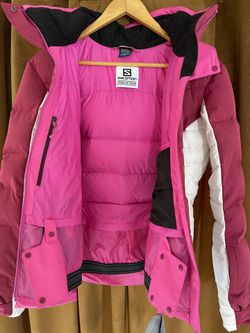 Pink Salomon Snow Jacket