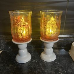 Glasd ceramic Candle holders