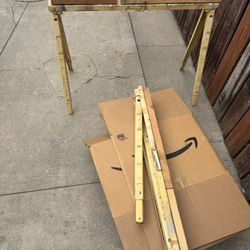 Heavy Duty Adjustable Sawhorses