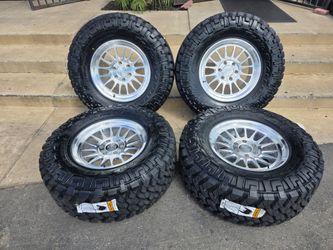 18" KMC FORGED billets KM447 w/ 35x12.50R18 Nitto Trail Grapplers
