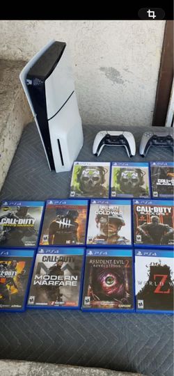 15 Zombies Call of Duty Great Some sealed Games. 2 Controllers & 2024 PS5 Playstation 5 Slim edition $900!. Firm Or Trade $1200! Item Cash & trade wel