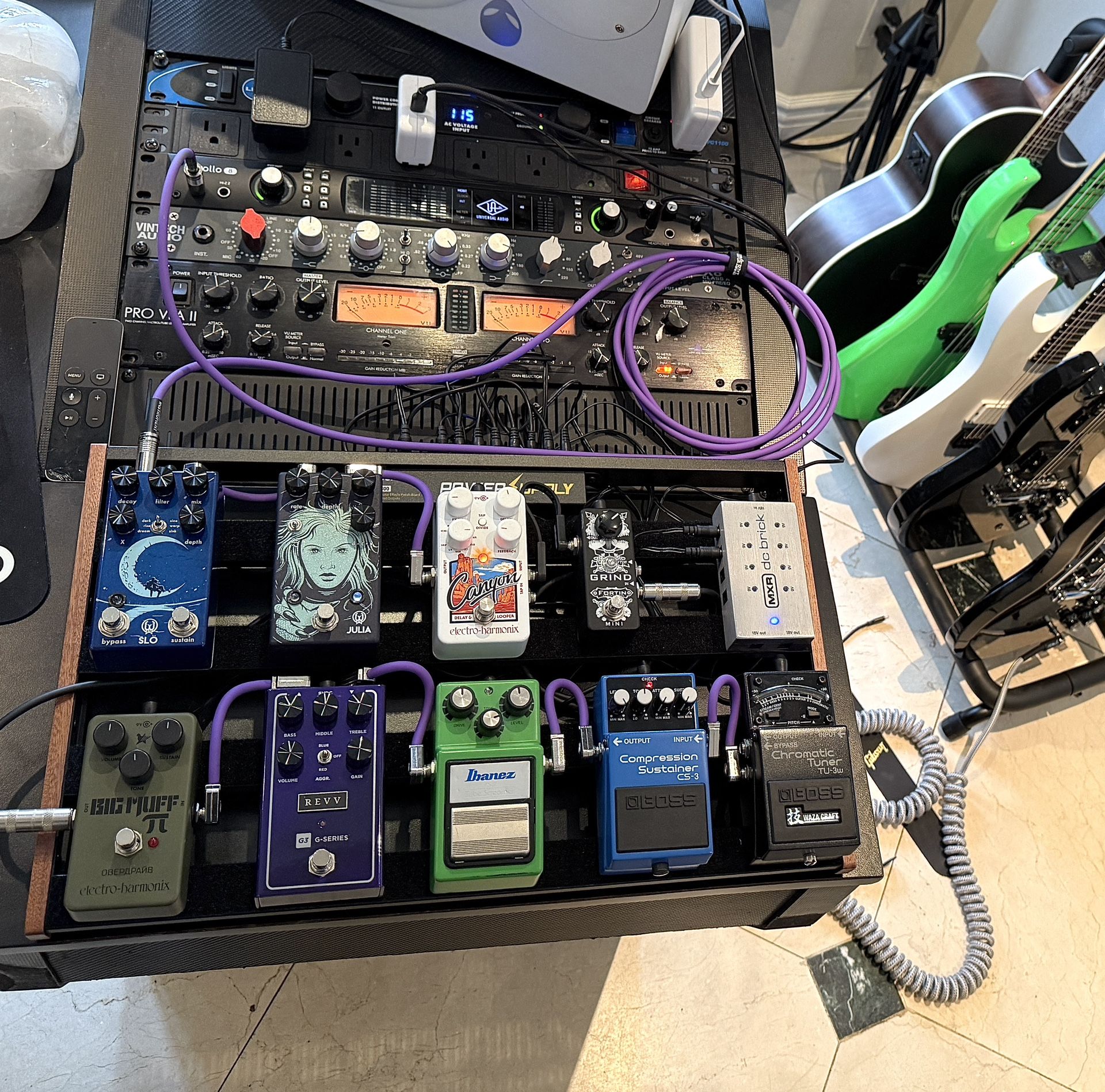 Guitar Pedals - Fortin Grind & Electro Harmonix Canyon Delay
