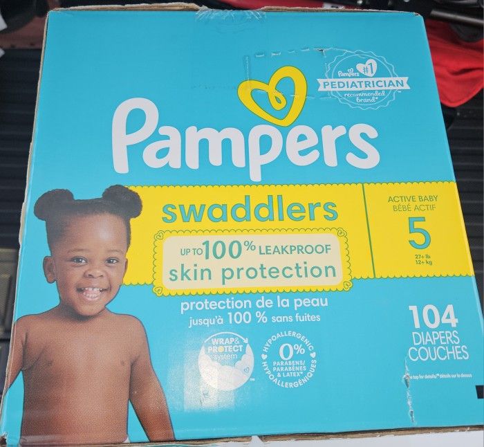Pampers Size 5 104 Count $40