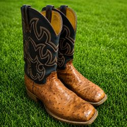 Ostrich western boots size 12