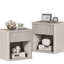 2 Beautiful, New, Minimalist Nightstands
