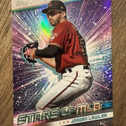 2024 Topps Series 1 Jordan Lawlar Stars of MLB #SMLB-4 Arizona Diamondbacks