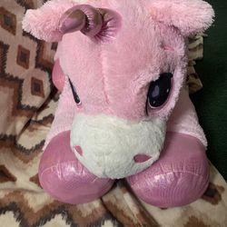 Webby Big Size Funny Unicorn Stuffed Animal Plush Toy.