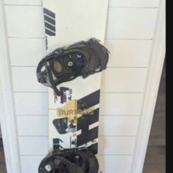 Rome 152 Twin Snowboard Deck W Burton Bindings Medium