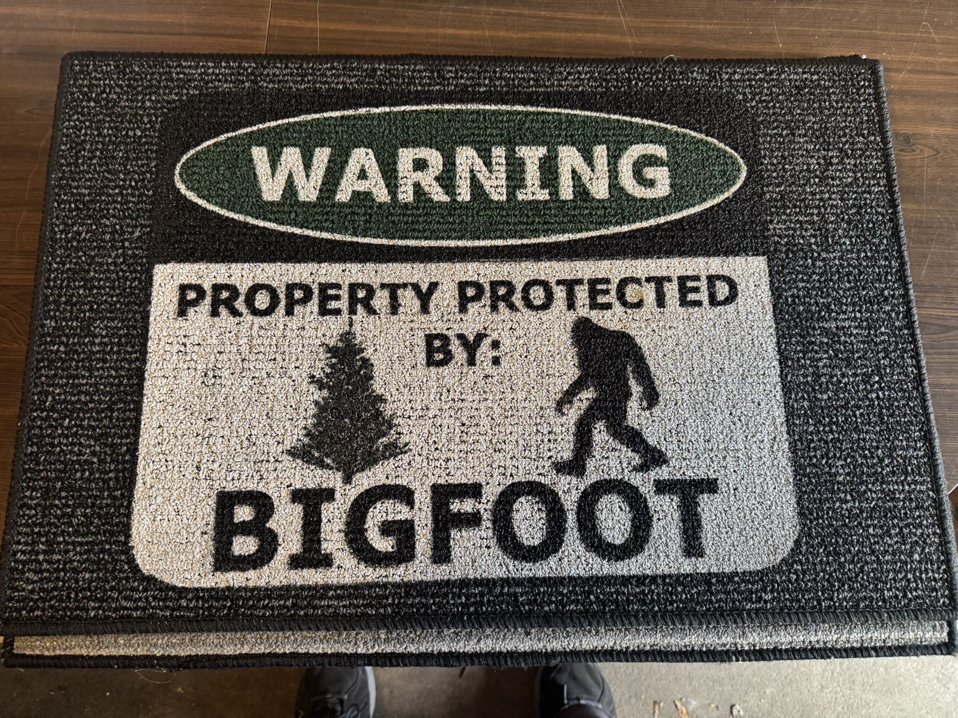 Big Foot Door Mat New