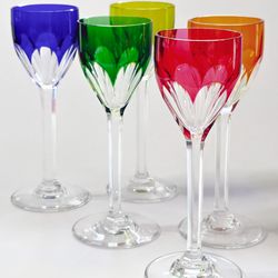 Baccarat Cut‑to‑Clear Crystal Stemware – Set of 5 – Unused