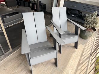 Emmet Tall Adirondak Chairs (2) from Room and Board