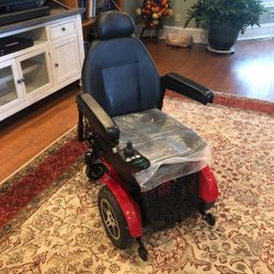 Never Used Jazzy Elite Series Power Chair Scooter With Dynamic Controller And Charger