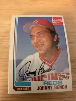 1982 Topps Baseball Reds Coca Cola Set $15