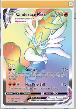 Conderace Vmax Polemon Card Holo 194/192