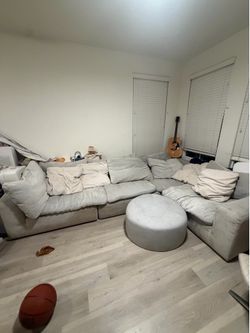 used 5-piece L-shaped sectional sofa