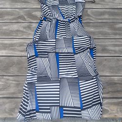 En focus studio halter dress.