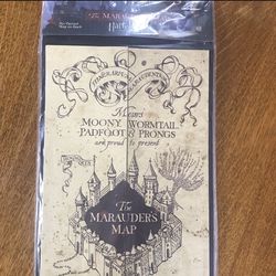 Harry Potter Marauder's map (((NEW))) no opened, Noble collection and Wizarding World Of Harry Potter, NEW no opened