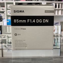 Sigma 85mm F1.4 For Sony⭐️Sale! Ends 9/29!