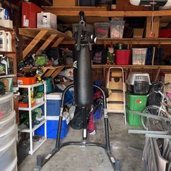 Boxing Bag With Stand To Hold it 
