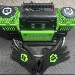 MORRFlate TenSix™ PSI Pro™ 12v Portable Compressor - Gen2 and MORRFlate Quad: 4-Tire Hose Kit, Up to 125" Wheelbase