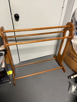 Vintage Blanket Rack